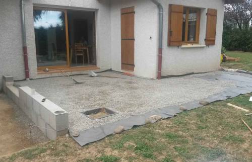 Terrassement et préparation