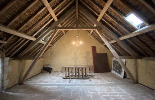 Magnifique charpente traditionnelle dans le Perche