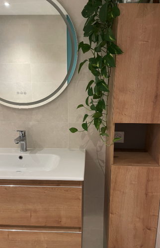 Rénovation d'une salle de bain à Basse-Goulaine - meuble vasque