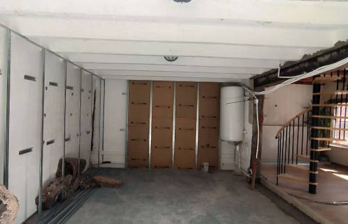 Rénovation en cours d'une maison avec réagencement des pièces 2