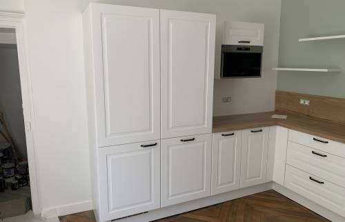 Après travaux : Grands rangements de cuisine - Rennes 