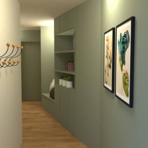 Création d'une chambre dans un studio - Arline Firenk - La Maison Des Architectes