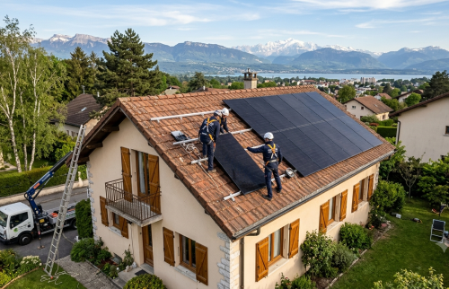 Installation panneaux photovoltaïques Divonne-les-bains