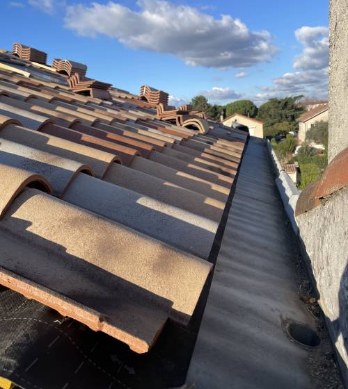 Rénovation de toiture avec nouvelle couverture de toit - Bourg-lès-Valence 26500