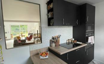 Rénovation de la cuisine avec pose d'une verrière