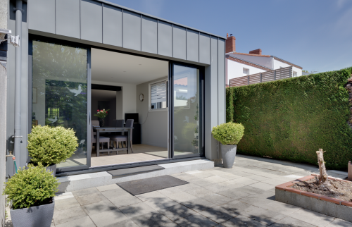 Extension de maison à Vertou ossature bois