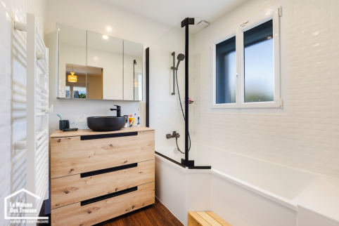 Douche à receveur plat