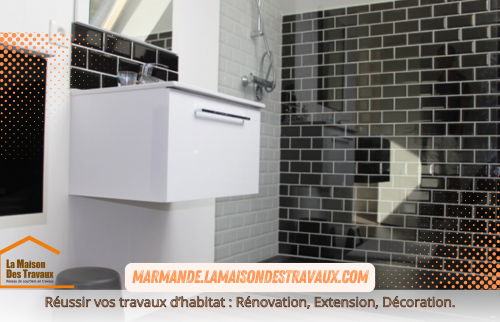 Transformation d'une salle de bain en espace sécurisé pour seniors à Marmande