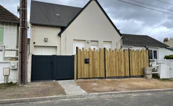 Nouvelle clôture et nouveau portail  (Ouistreham 14150)