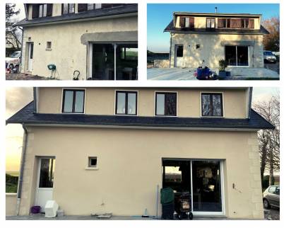 Projet de ravalement de façade