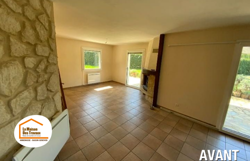 La Maison des Travaux Annemasse, courtier en travaux, rénovation intérieure, cuisine moderne, ouverture de cloison