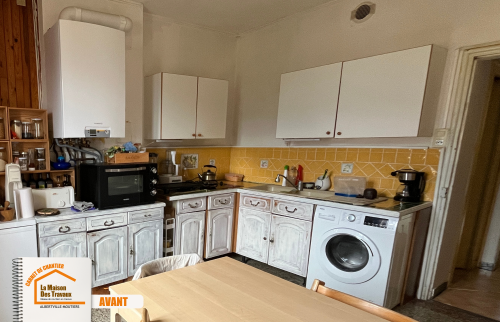 nouvelle cuisine contemporaine, aménagement cuisine moderne, rénovation complète Albertville, cuisine design et pratique