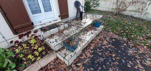 Allée de maison avant travaux de rénovation extérieure - Sénart 77127