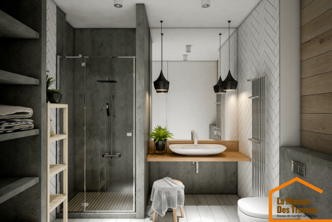 travaux salle de bains contemporaine