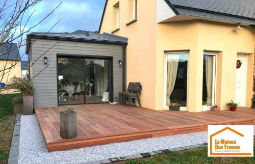 Création d'une extension de 20 m² sur Saint-Martin-le-Bouillant 50800