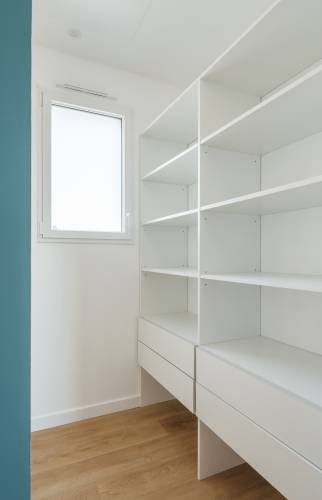 Extension sur pilotis- Thouaré-sur-Loire (44470)- dressing