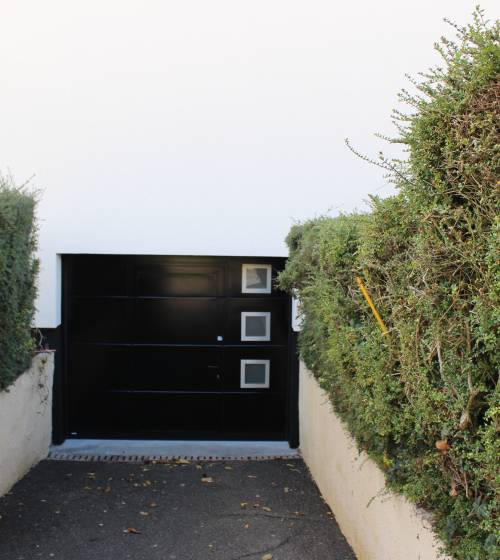 portail aluminium noir