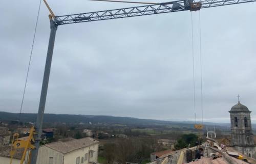 Grue en chantier 