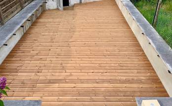 Aménagement d'une terrasse en bois à Annemasse