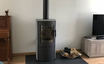 Installation poêle à bois