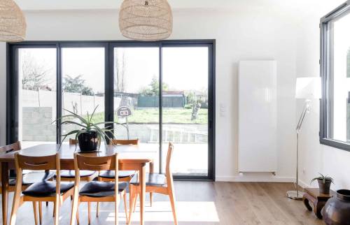 Salon séjour - Rénovation de maison à la Haye Fouassière (44)