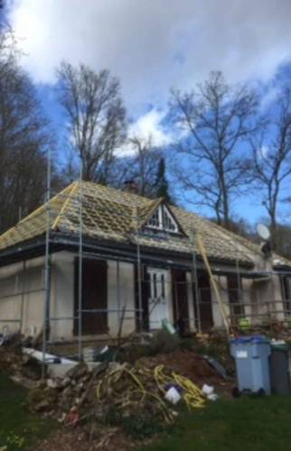 Rénovation d'une toiture ancienne