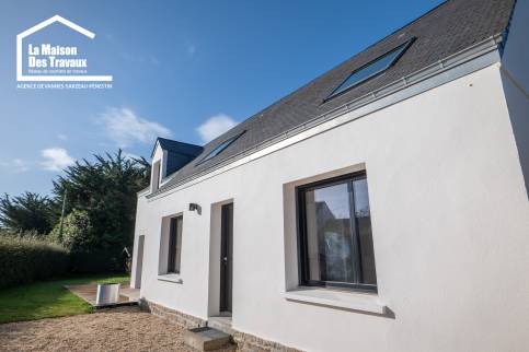 Nouvelle pièce de vie ouverte sur le jardin