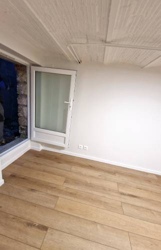 remplacement porte sous-sol rénové