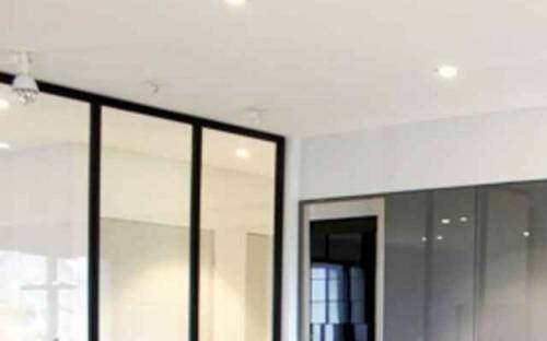 Verrière en ferronnerie dans la ville de Balma.