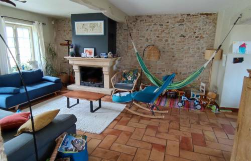 remplacement de sol dans un salon