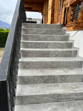 Réno escalier extérieur savoie