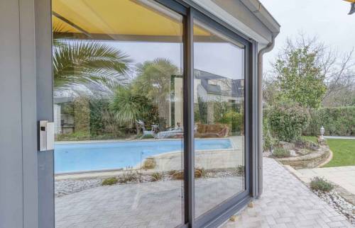 Verrière aluminium gris anthracite