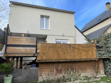 façade sur jardin après travaux (Ouistreham 14150)