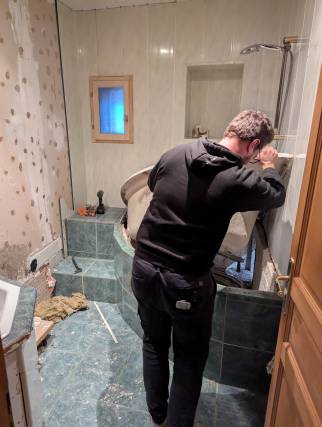 salle de bain rénovée
