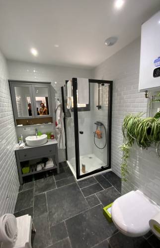 Douche de l'agrandissement La Maison Des Travaux Ales