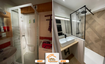 Appartement rénové Méribel, Modernisation salle de bains, Rénovation complète montagne, Artisan rénovation Méribel 73550