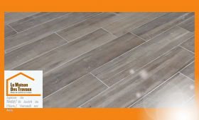 Découvrez ce carrelage imitation bois posé près de Verneuil sur Avre pour transformer un intérieur sans gros travaux.