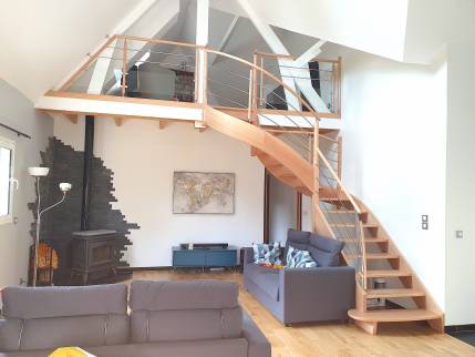 Rénovation du rez-de-chaussée d'un maison à Plouër sur Rance