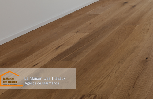Un nouveau sol en parquet entre Casteljaloux et Duras – Sandrine Férin, de La Maison Des Travaux, a assuré une pose impeccable de ce parquet haut de gamme pour un résultat saisissant.