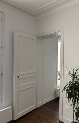 Peinture chambre à Paris 17  isolation phonique et thermique