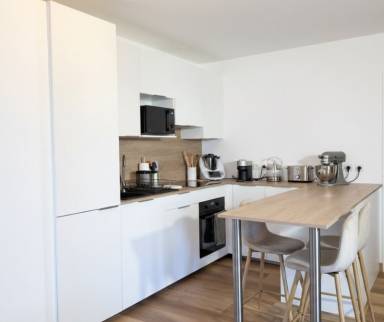 vue d'ensemble de la cuisine 