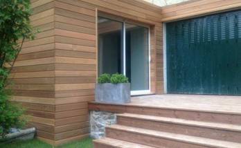 Extension d'une maison en bardage bois à Sèvres