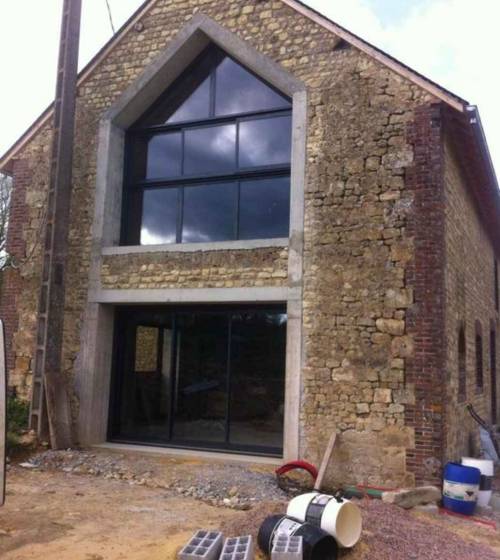 ravalement de façade - maison ancienne pierres