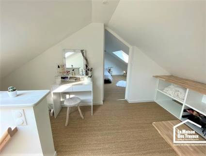 Création d'un espace bureau dans les combles