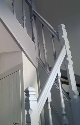 escalier peint