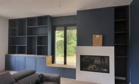 Rénovation d’une maison à Vinay salon 2