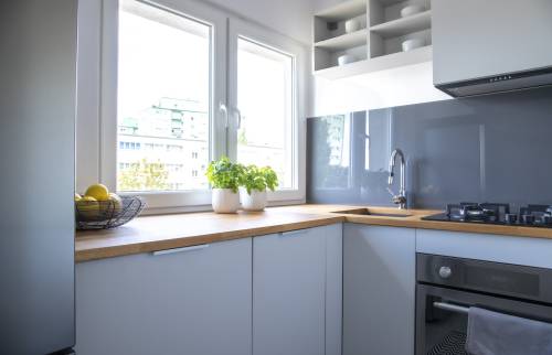 Détail meubles et équipements nouvelle cuisine en appartement à Cergy-Agglo (95) 