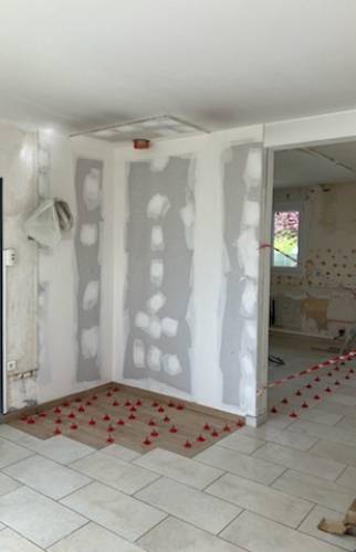 Préparation des murs et du sol