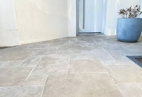 aménagement exterieur entrée maison