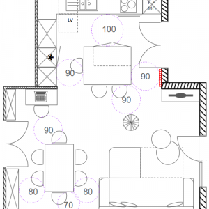 Plan d’aménagement optimisé de pièce de vie à Strasbourg – Camille Truttmann